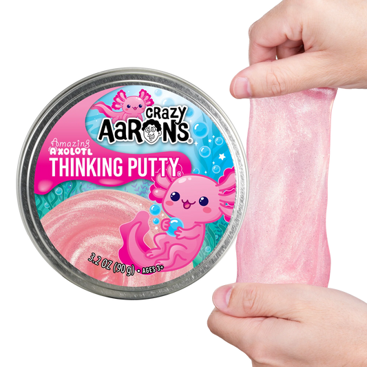 Amazing Axolotl Thinking Putty by Crazy Aaron's