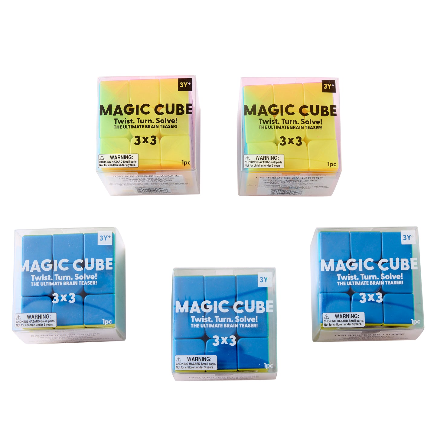 J'adore Magic Cube 3x3 Puzzle