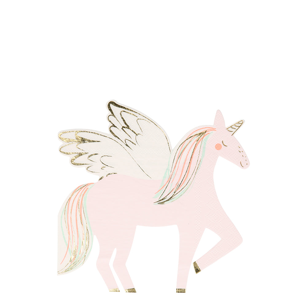 Winged Unicorn Napkins cute gift product