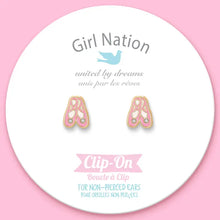 Load image into Gallery viewer, CLIP ON Cutie Earrings- Ballet Slippers