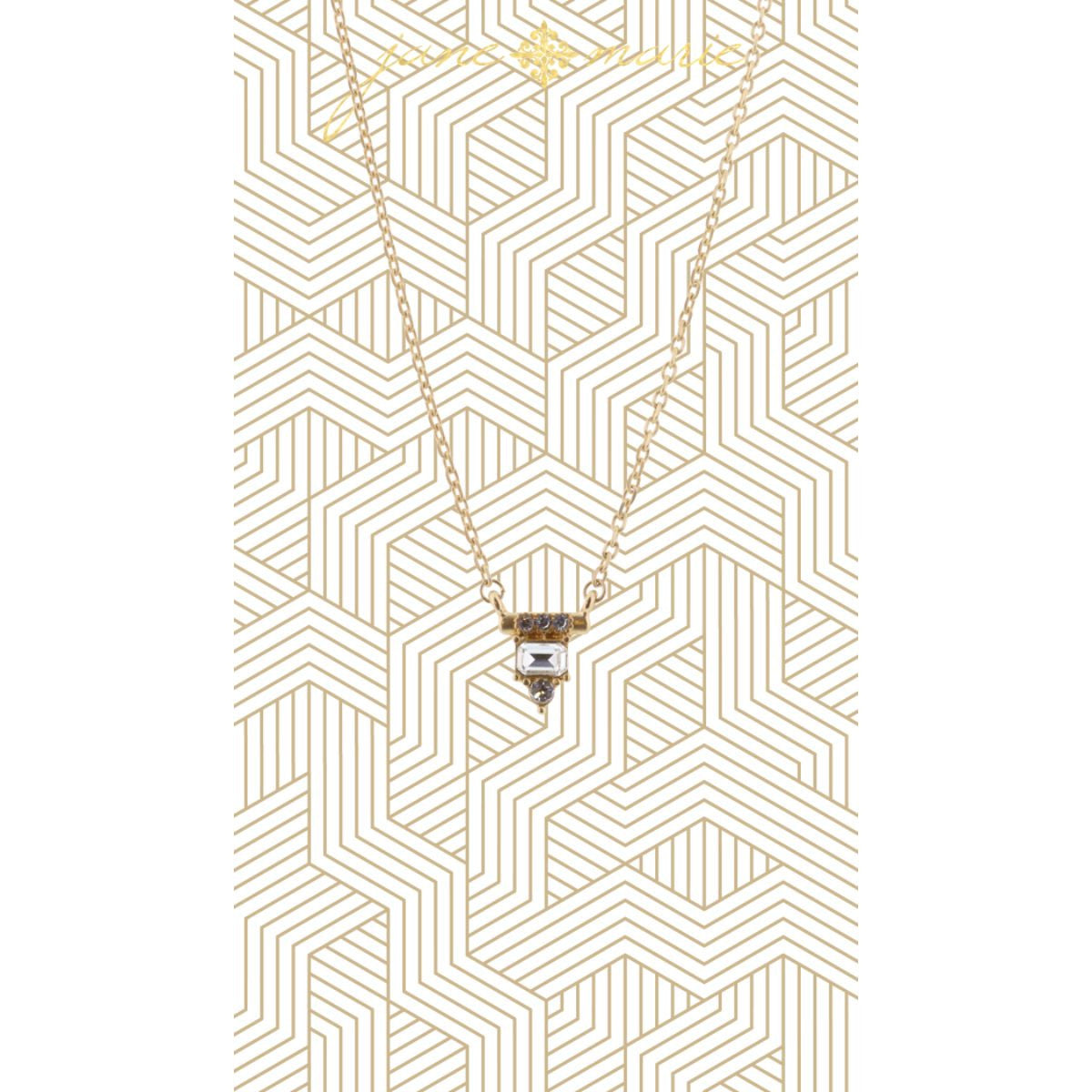 Mixed Clear Crystal Pendant Necklace cute gift product