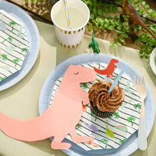 Load image into Gallery viewer, Dino Mite Small Paper Party Plates