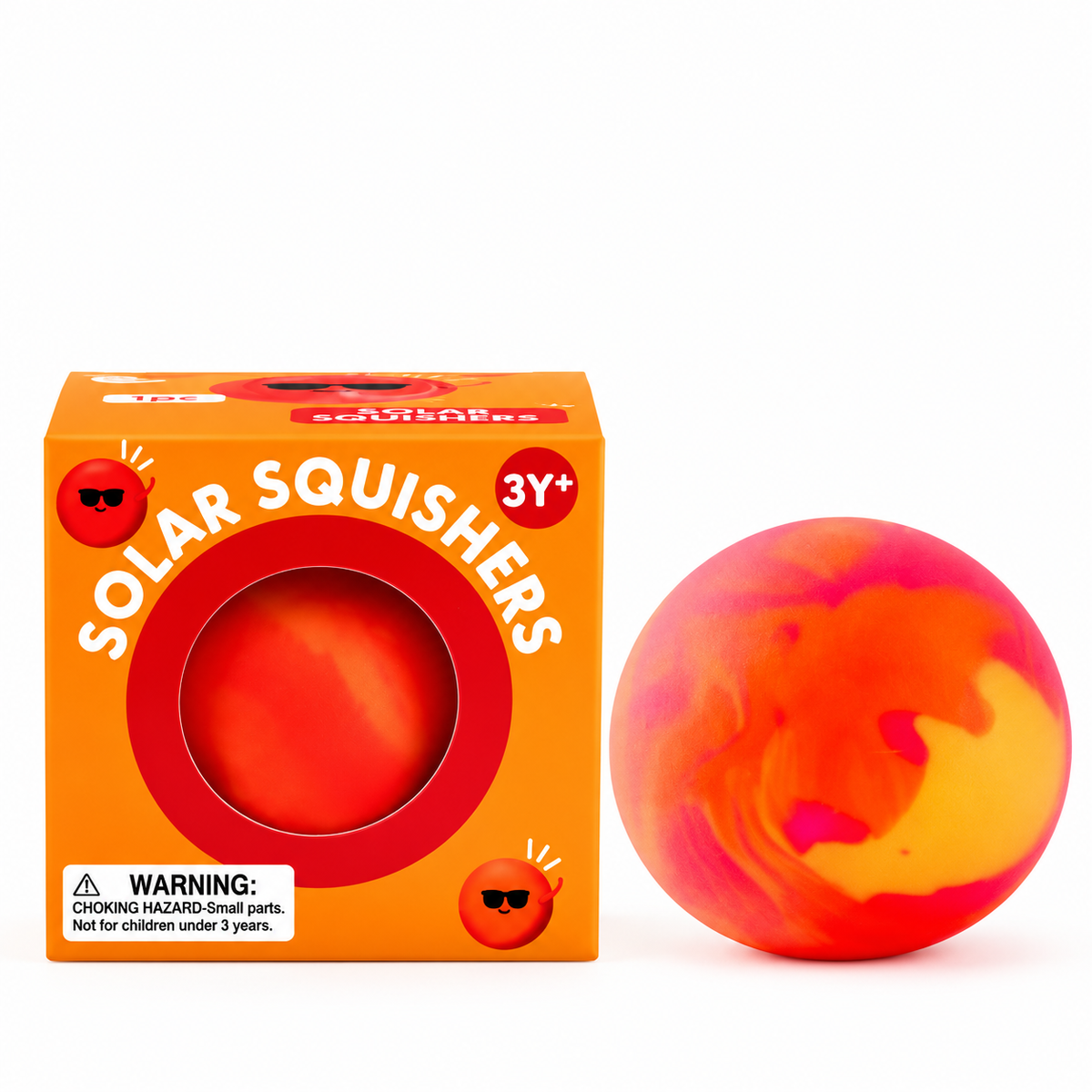 J'adore Solar Squishers Sensory Squishy – Marbled Squeeze Toy
