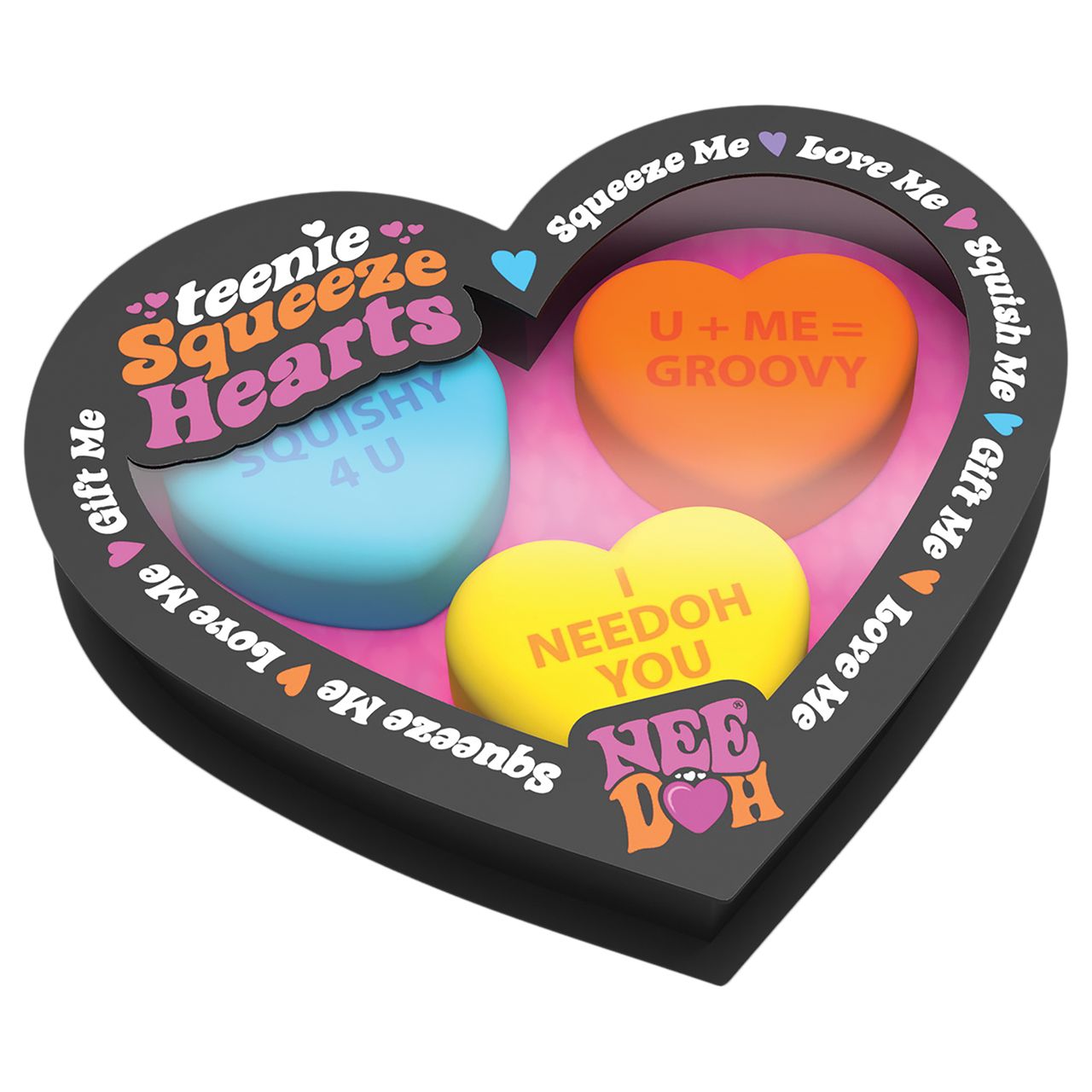 Nee Doh Teenie Squeeze Hearts cute gift product