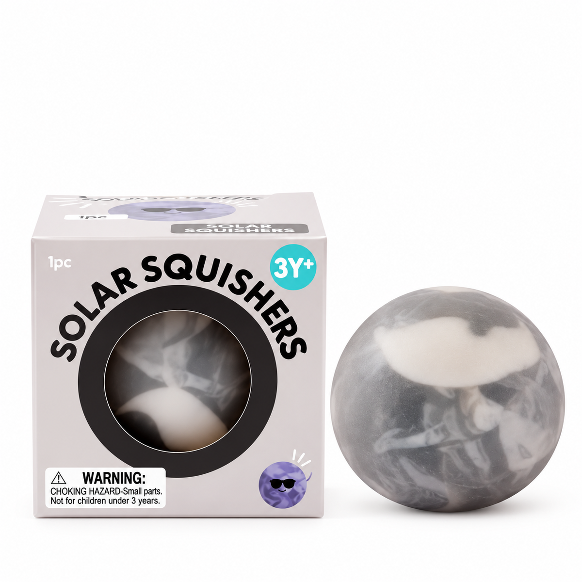 J'adore Solar Squishers Sensory Squishy – Marbled Squeeze Toy