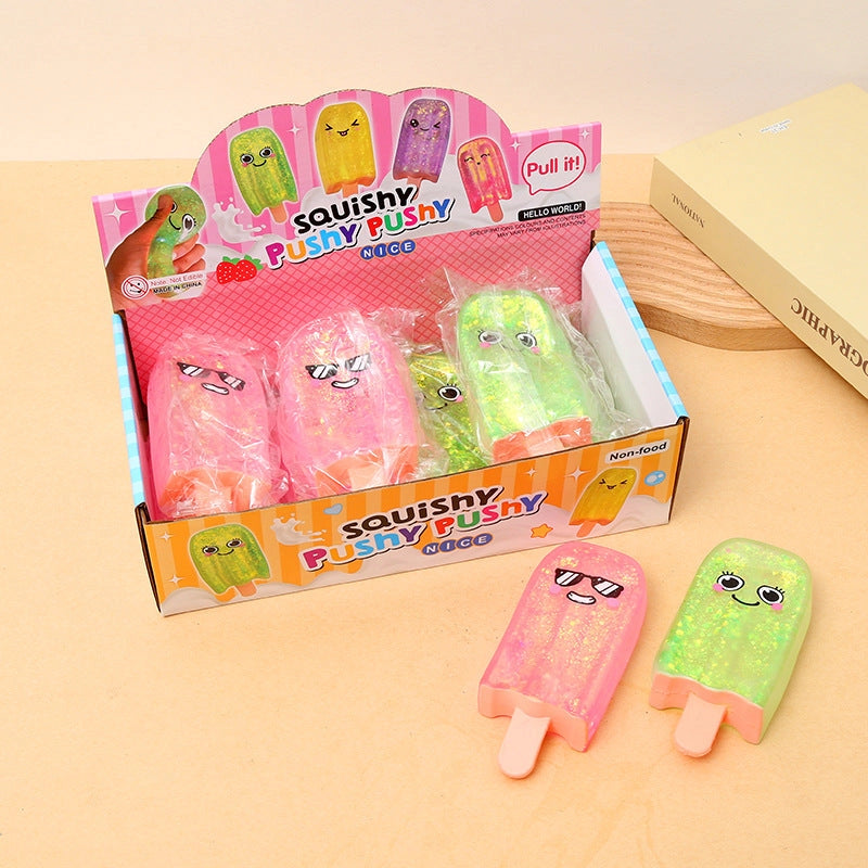 Glitter Sugar Squishy Ice Pop