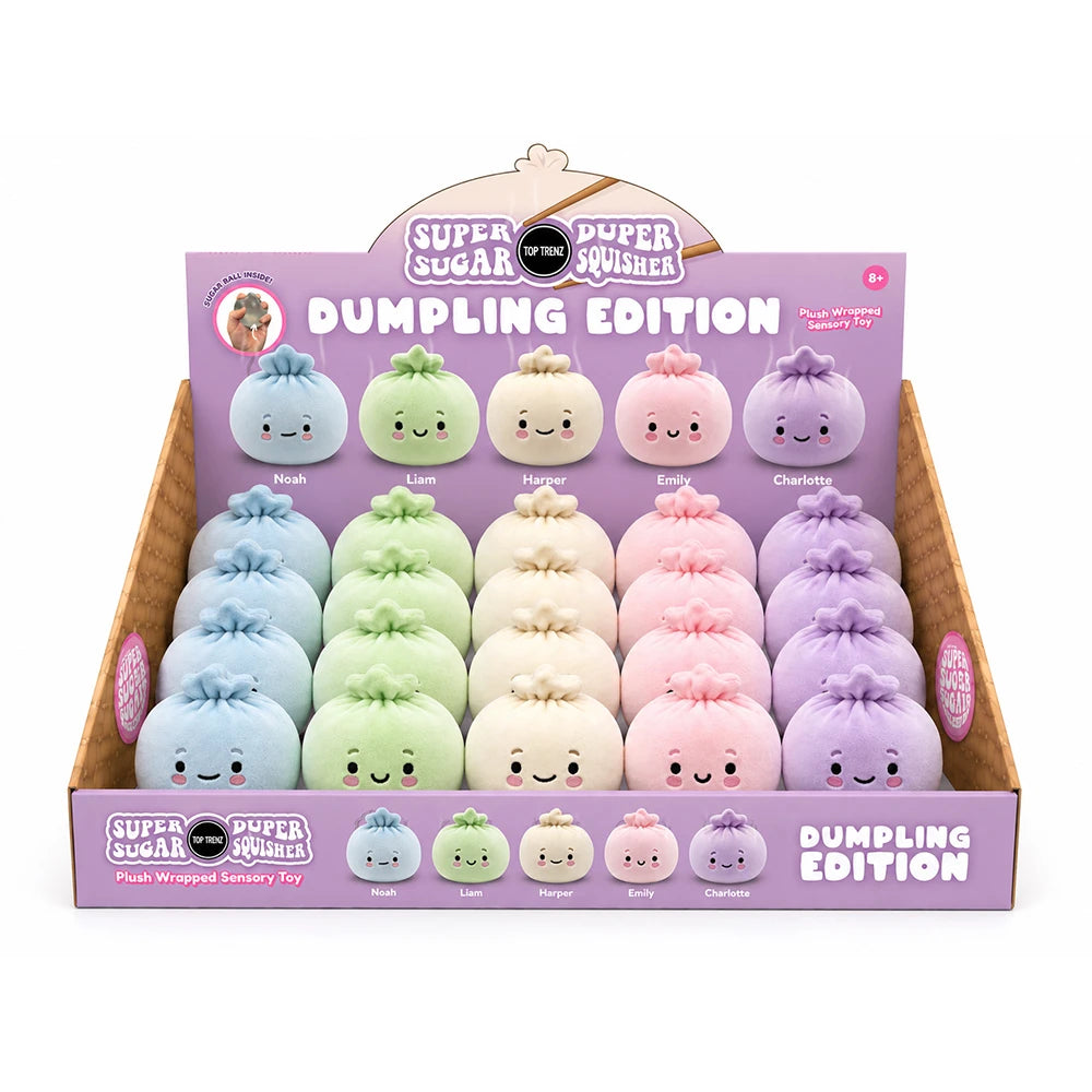 Super Duper Squishers - Plush Dumplings Collection Display