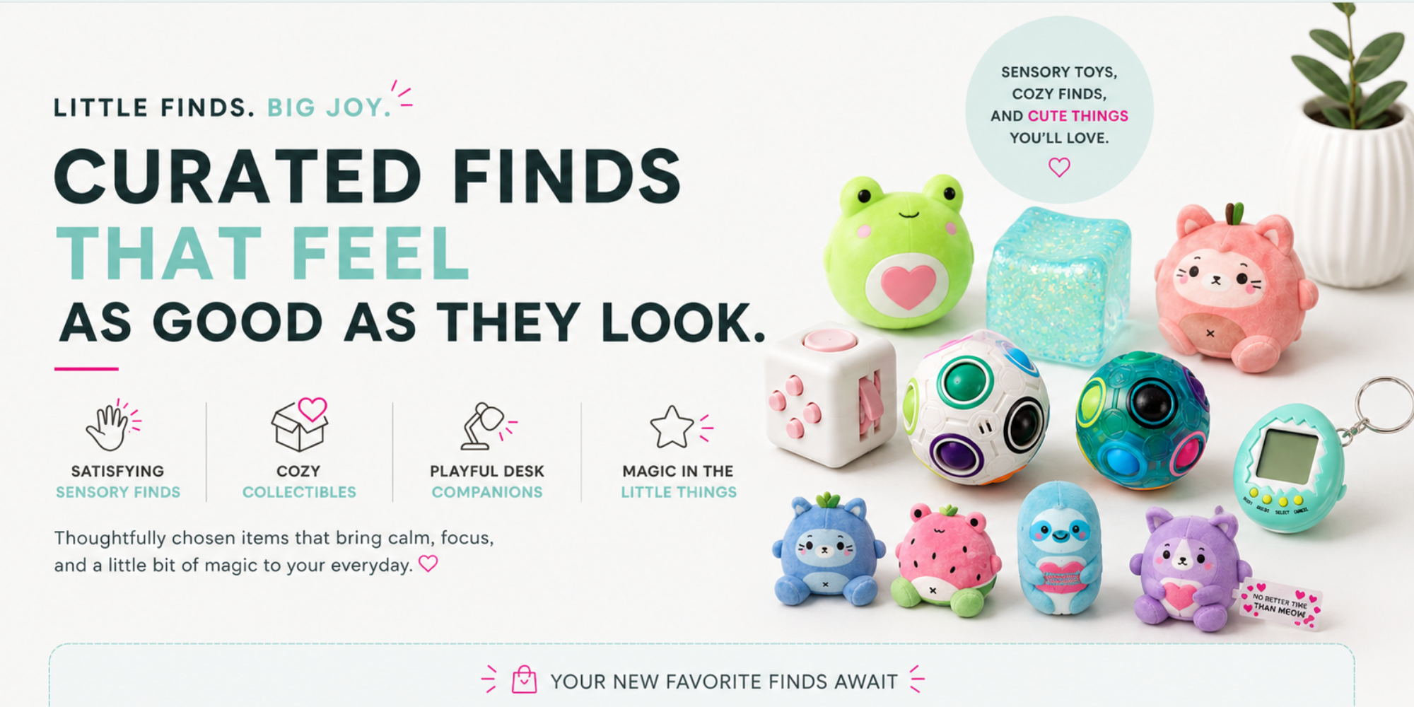 Kawaii Sensory & Fidget Toys for Stress Relief | Whimsy Bubbles