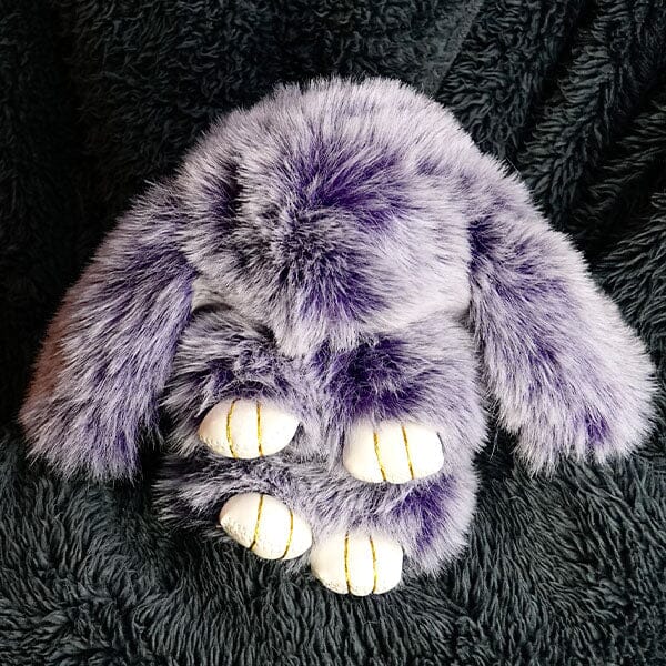  Dreamy Purple Bao Bunny fluffy kawaii plush bunny keychain