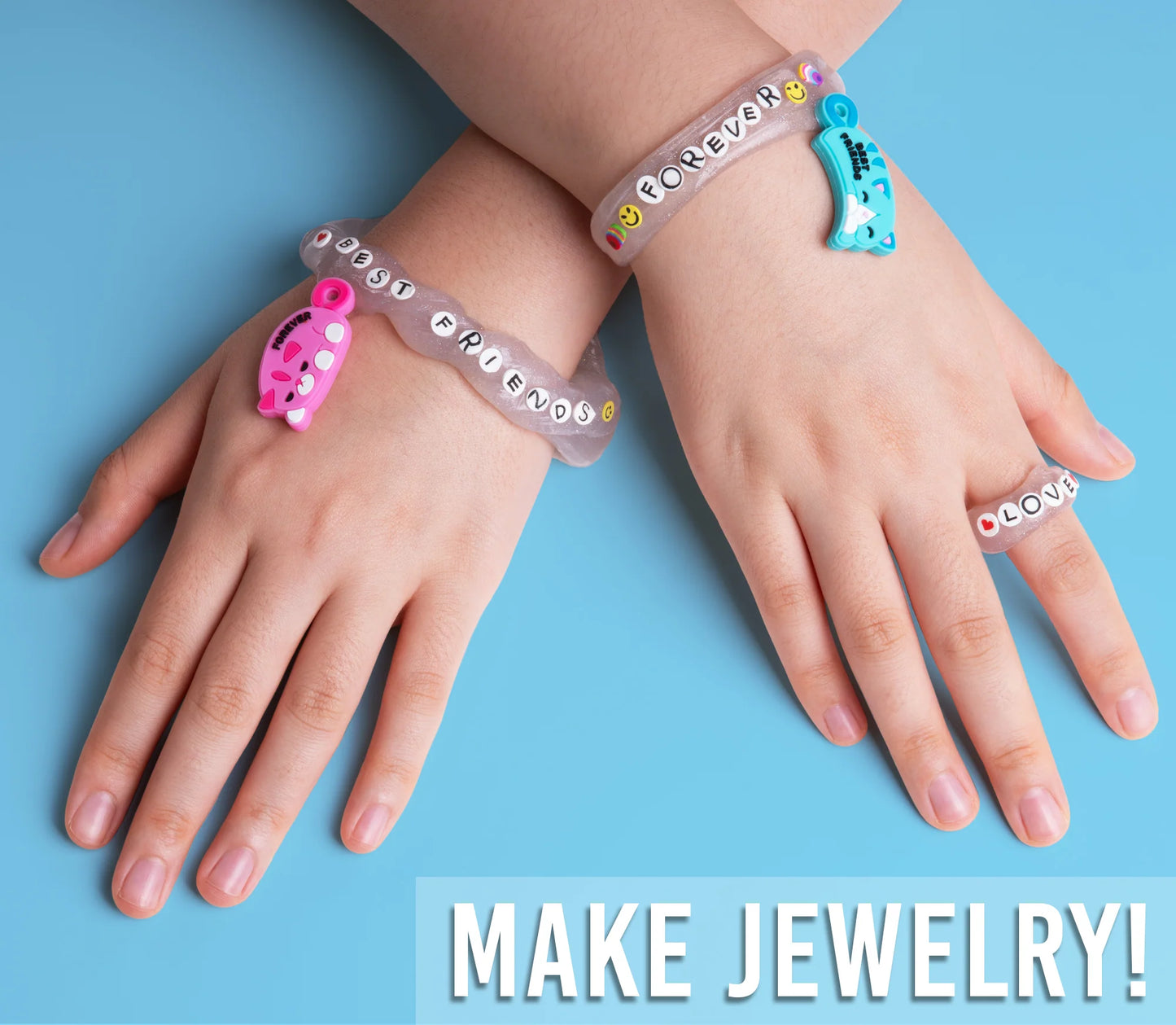 BFF Thinking Putty make friendship bracelets with cat charms best friends forever