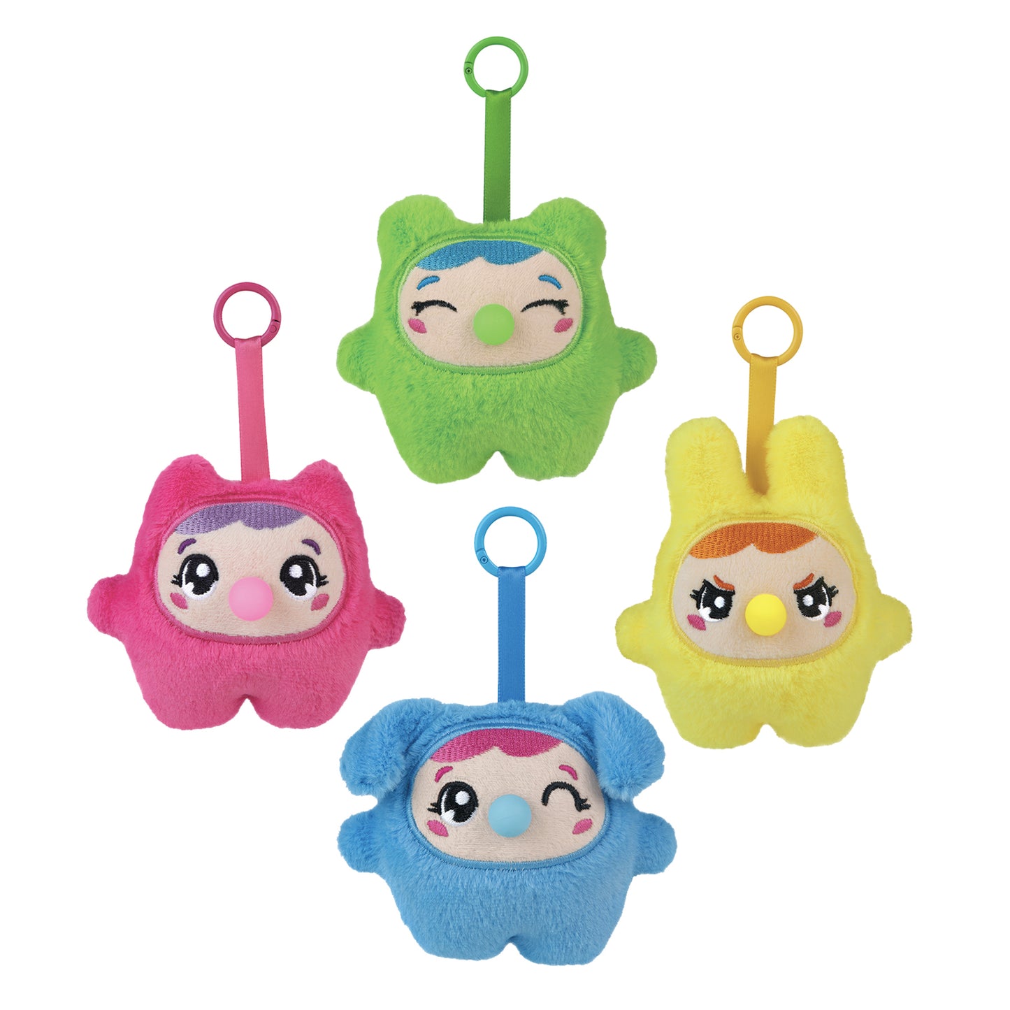 Bubbleezz Babies collectible plush keychain characters