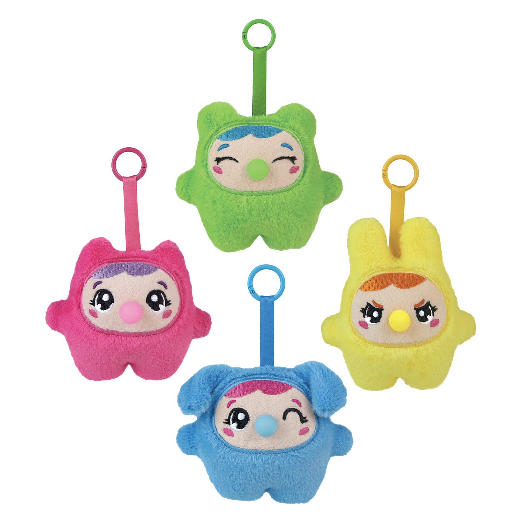 Bubbleezz Babies collectible plush keychain characters