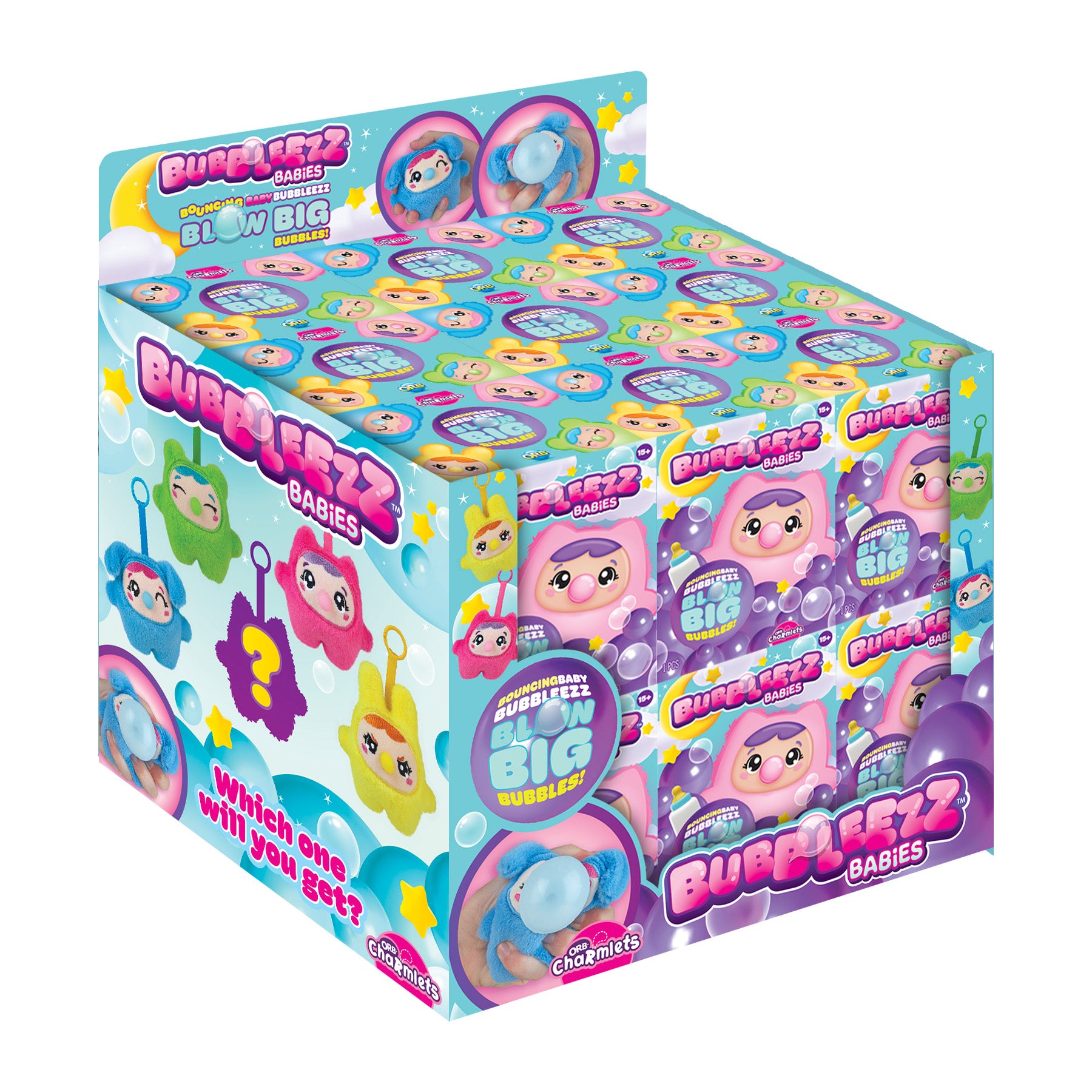 Bubbleezz Babies mystery plush blind box with collectible characters