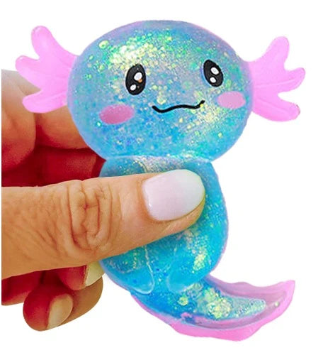 Cute Axolotl Squishy – Slow Rising Sensory Toy with Babies Inside
