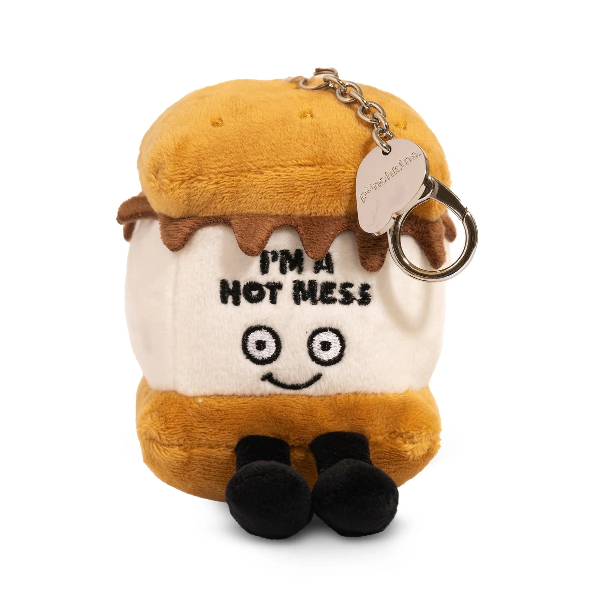 I’m A Hot Mess s’mores plush bag charm