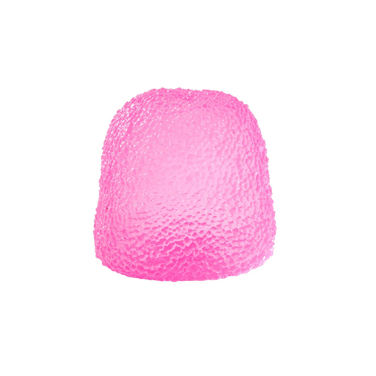 Pink J'adore Gum Droppable gumdrop squishy with a textured surface