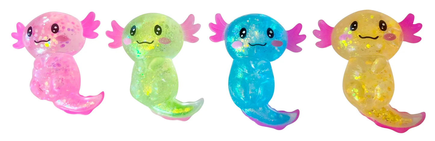 Cute Axolotl Squishy – Slow Rising Sensory Toy with Babies Inside