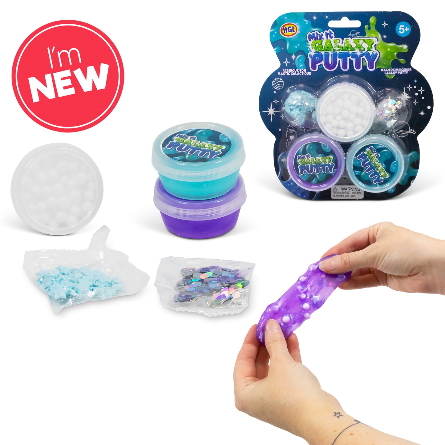 Mix It Galaxy Putty DIY Sensory Slime Kit