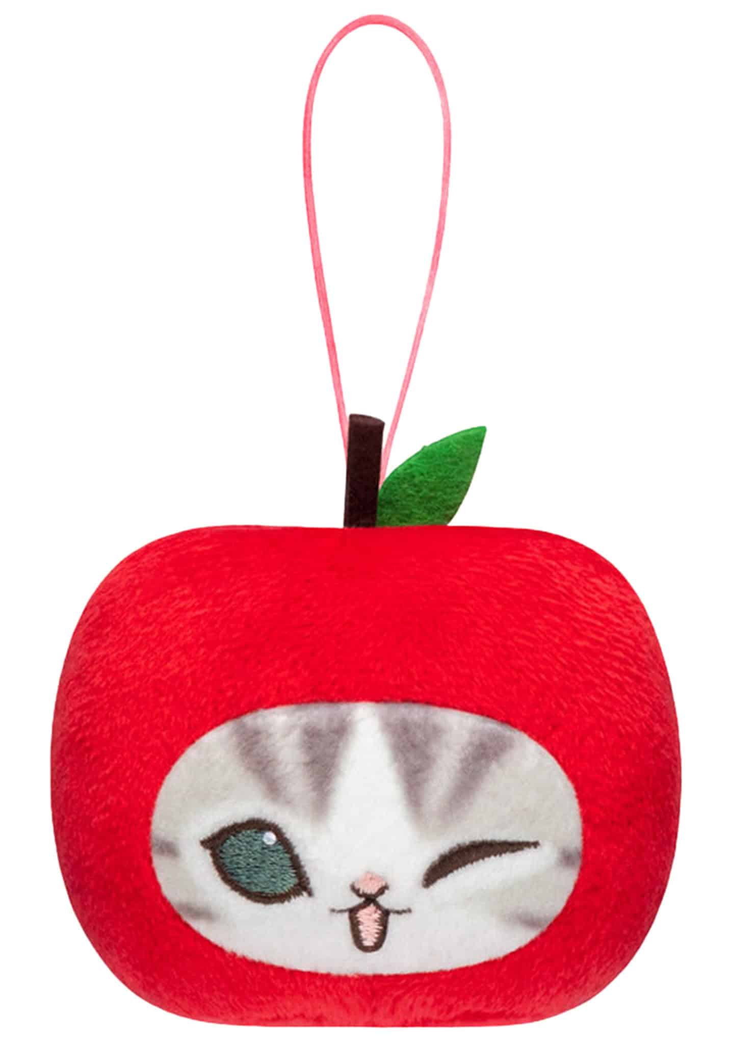mofusand apple cat plush