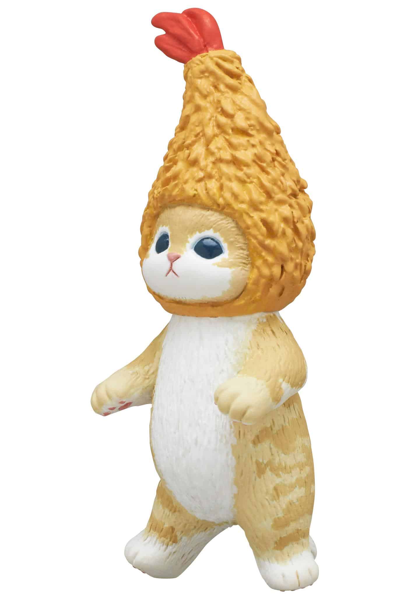 Cute mofusand shrimp cat standing figure collectible