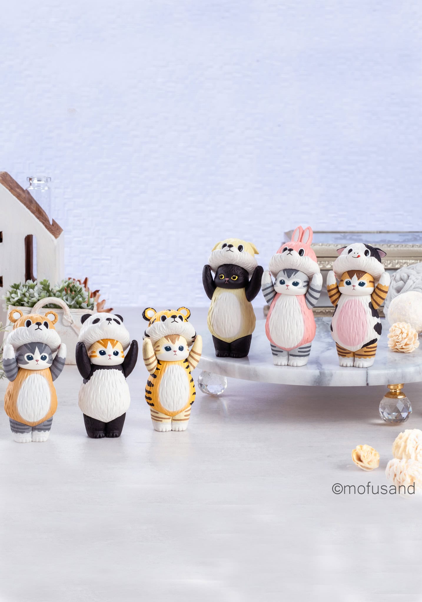 Mofusand Soft Vinyl Collection Blind Box assorted cat figures