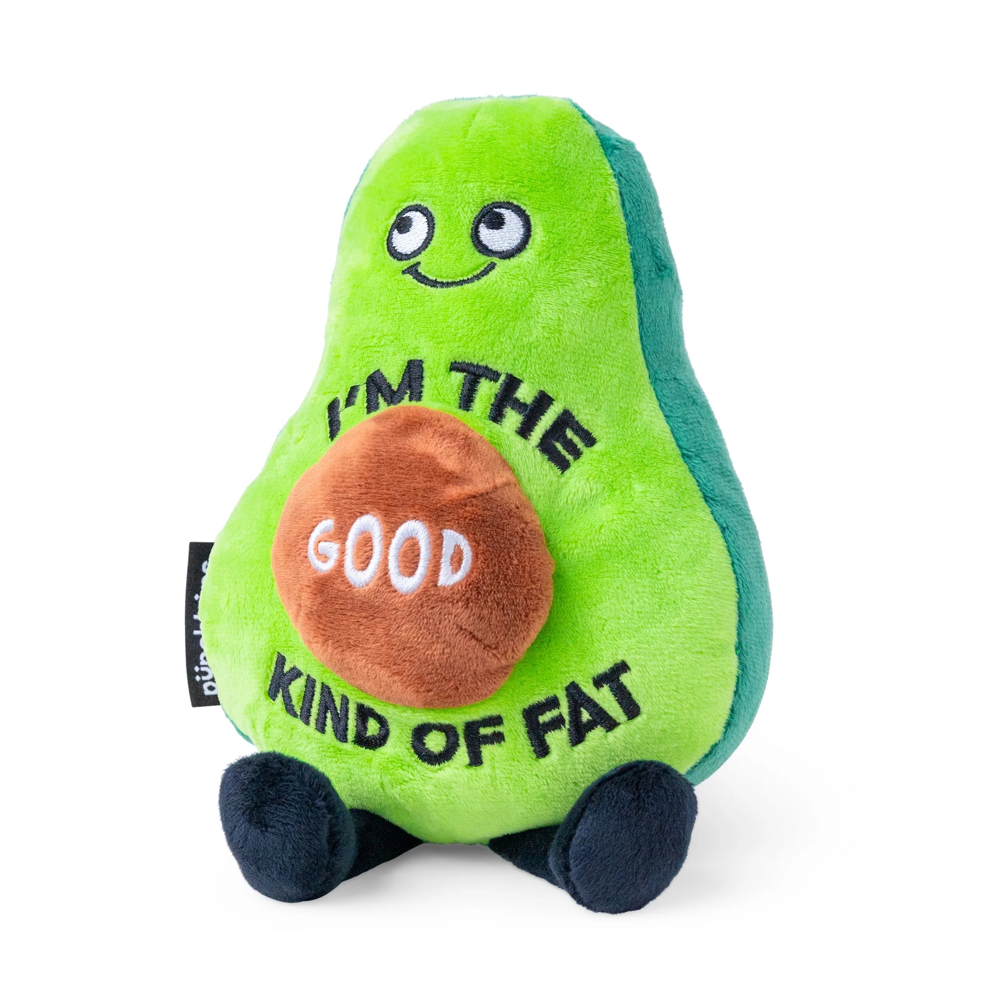 Punchkins avocado plush good kind of fat funny novelty plush front view