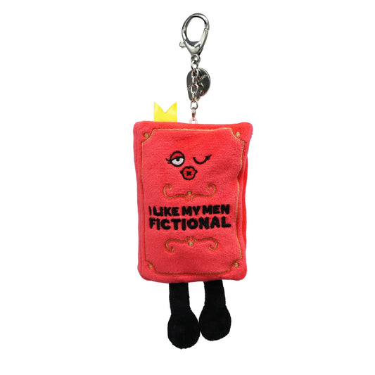 Punchkins I like my men fictional book plush bag charm