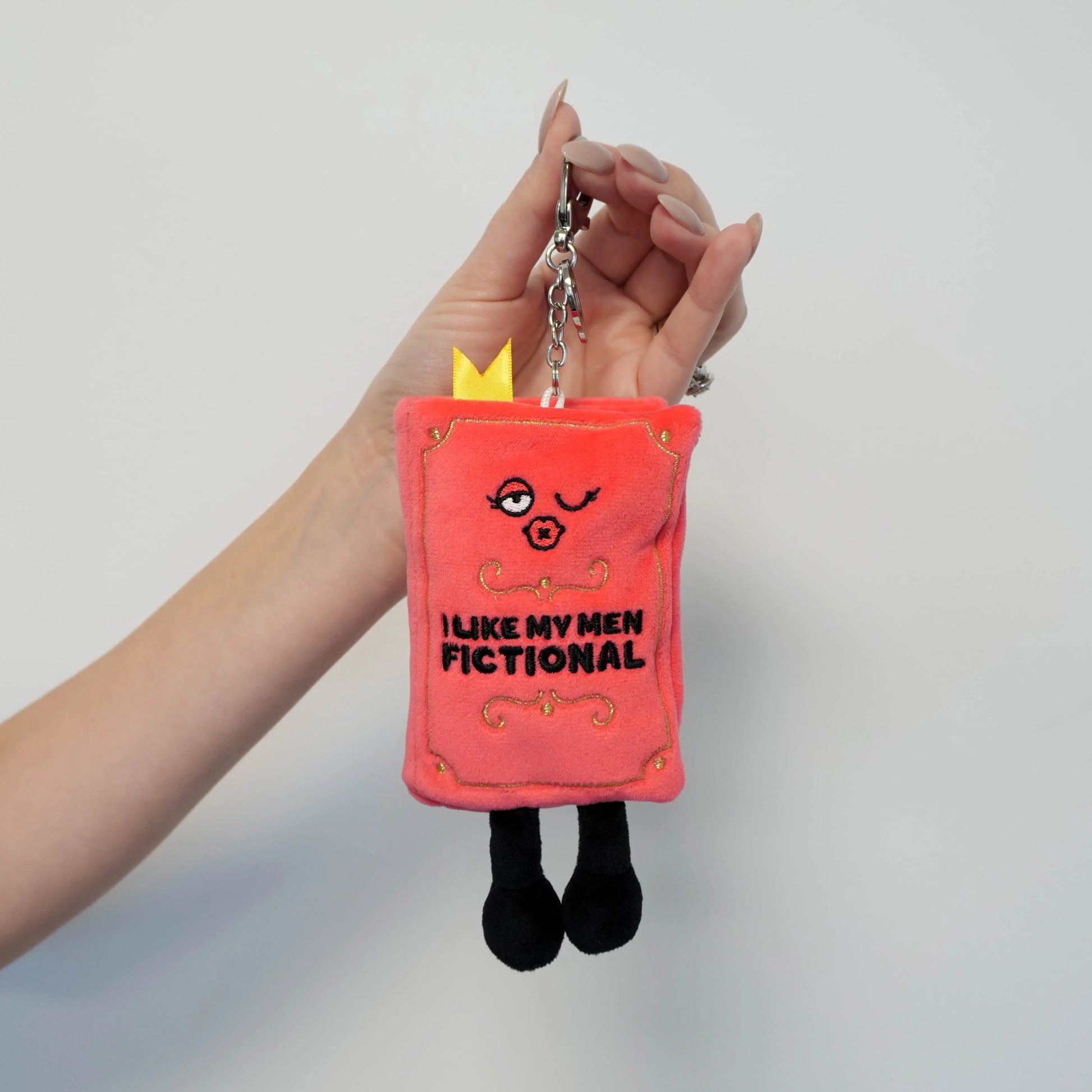 Punchkins book bag charm size in hand cute reader gift