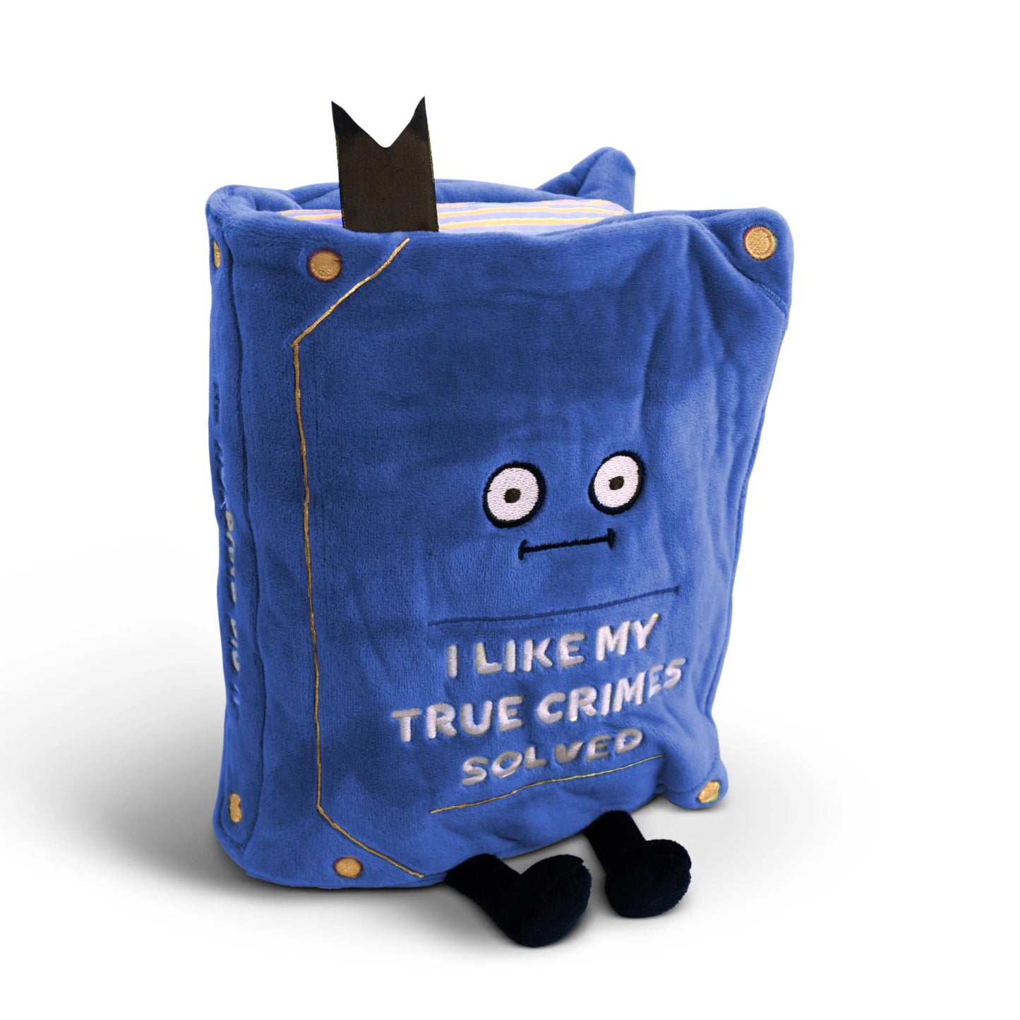 Punchkins “I Like My True Crimes Solved” Book Plush