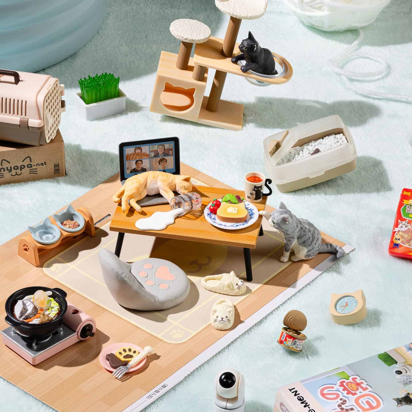 rement life with cats miniature collection
