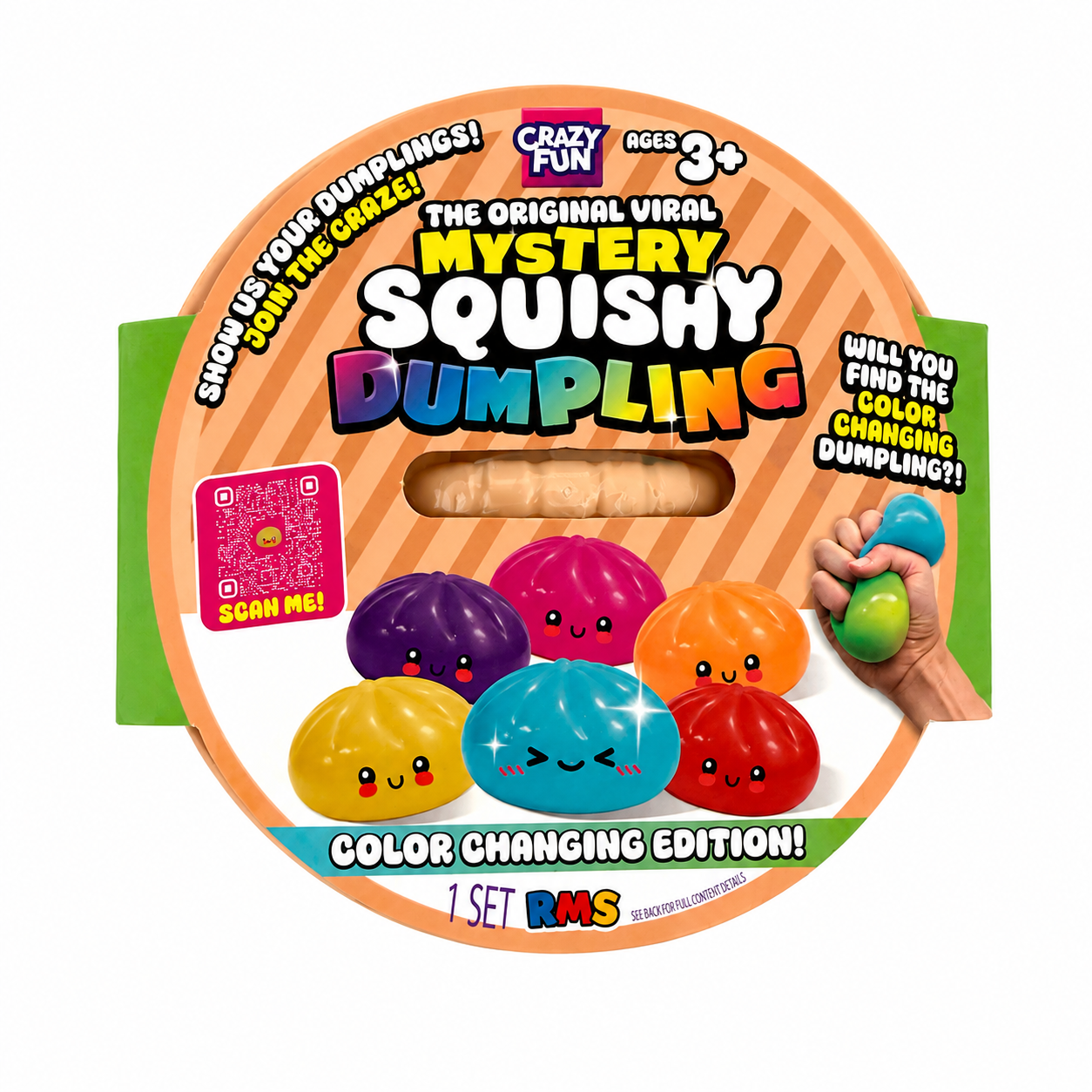 RMS Mystery Squishy Dumpling Color Changing Edition front package