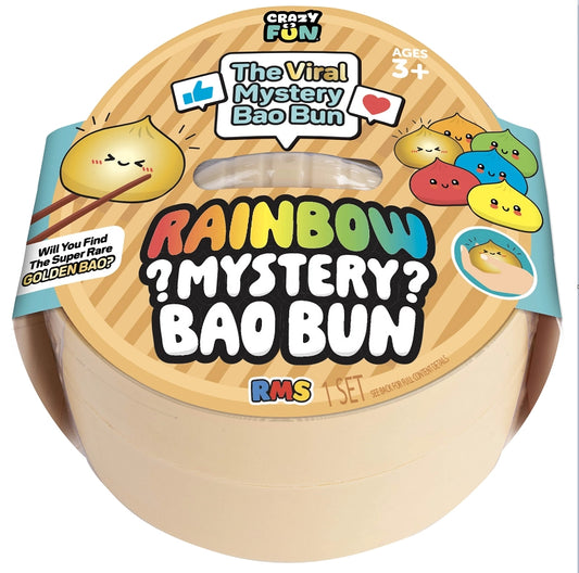 RMS Crazy Fun Rainbow Mystery Bao Bun Squishy Fidget Toy