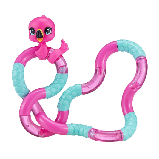 Tangle Pets flamingo twist fidget sensory toy pink blue