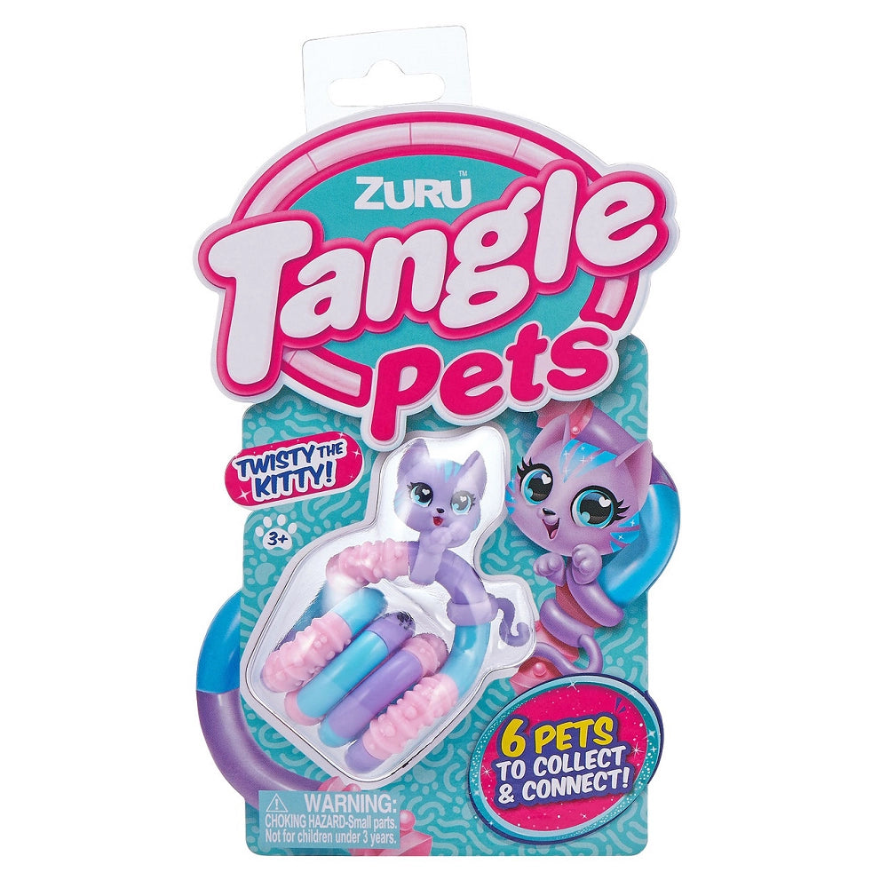 Tangle Pets kitty fidget toy packaging sensory toy