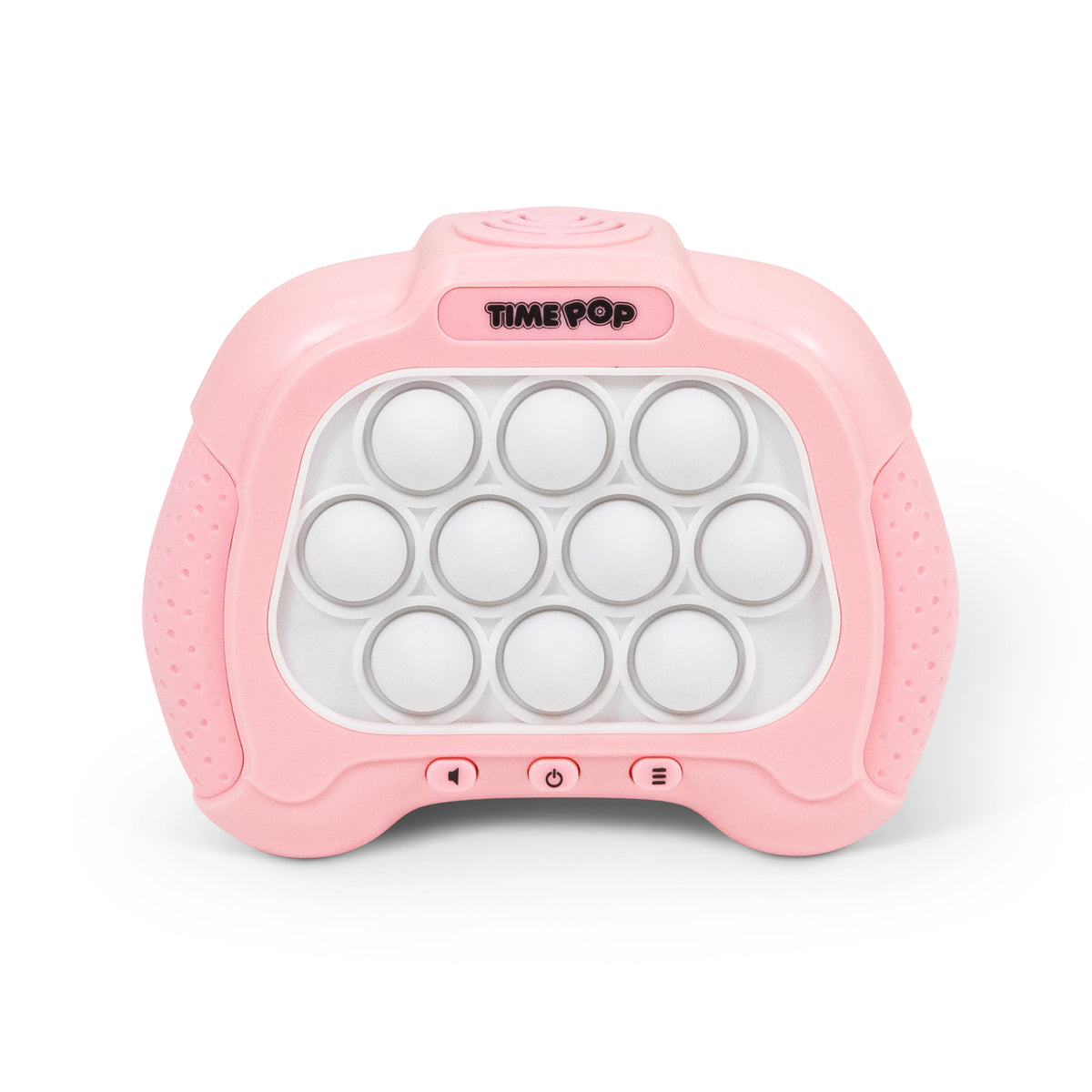 Blue Time Pop light up push poppers game retail packaging box, front view