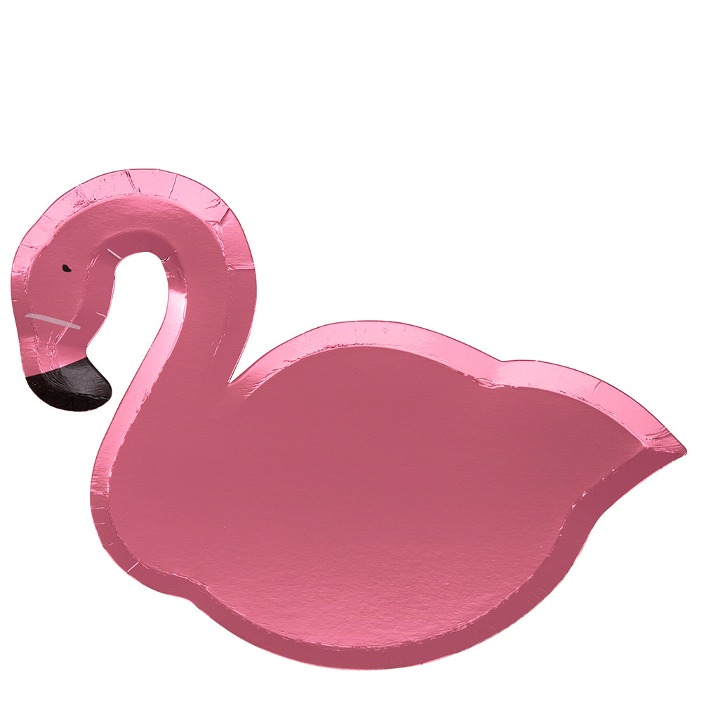 Pink Flamingo Plates cute gift product