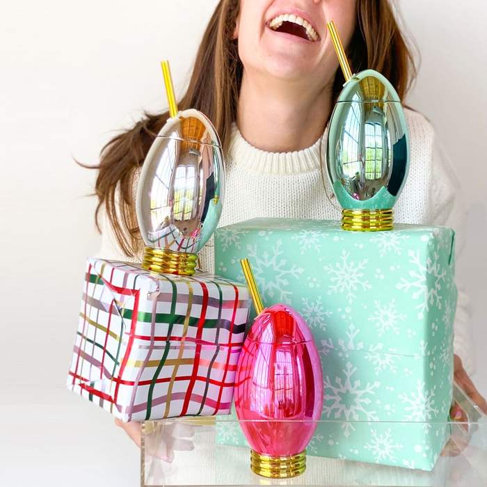Christmas Magic Vintage Holiday Light Sipper Set cute gift product