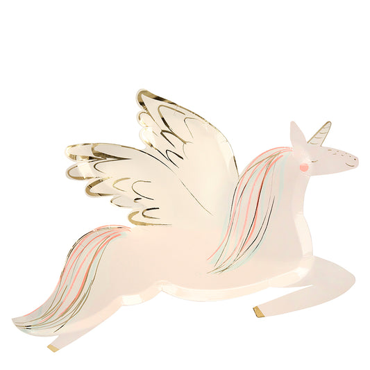 Winged Unicorn Plates cute gift product