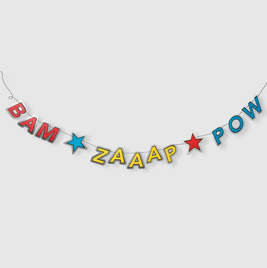 Bam Zaaap Pow Banner cute gift product