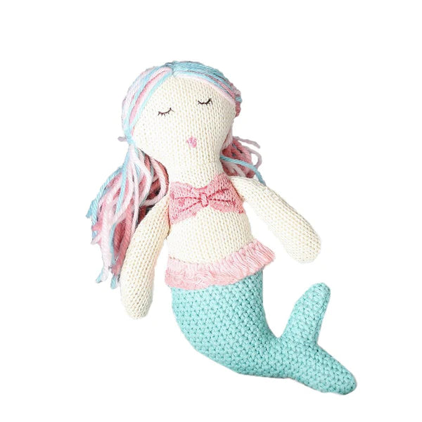 'Mia' Mermaid Cotton Baby Rattle cute gift product