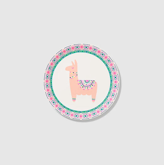 Happy Llama Small Paper Party Plates cute gift product