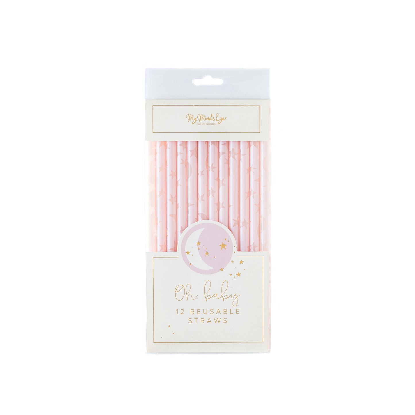 Baby Pink Reuseable Straws cute gift product