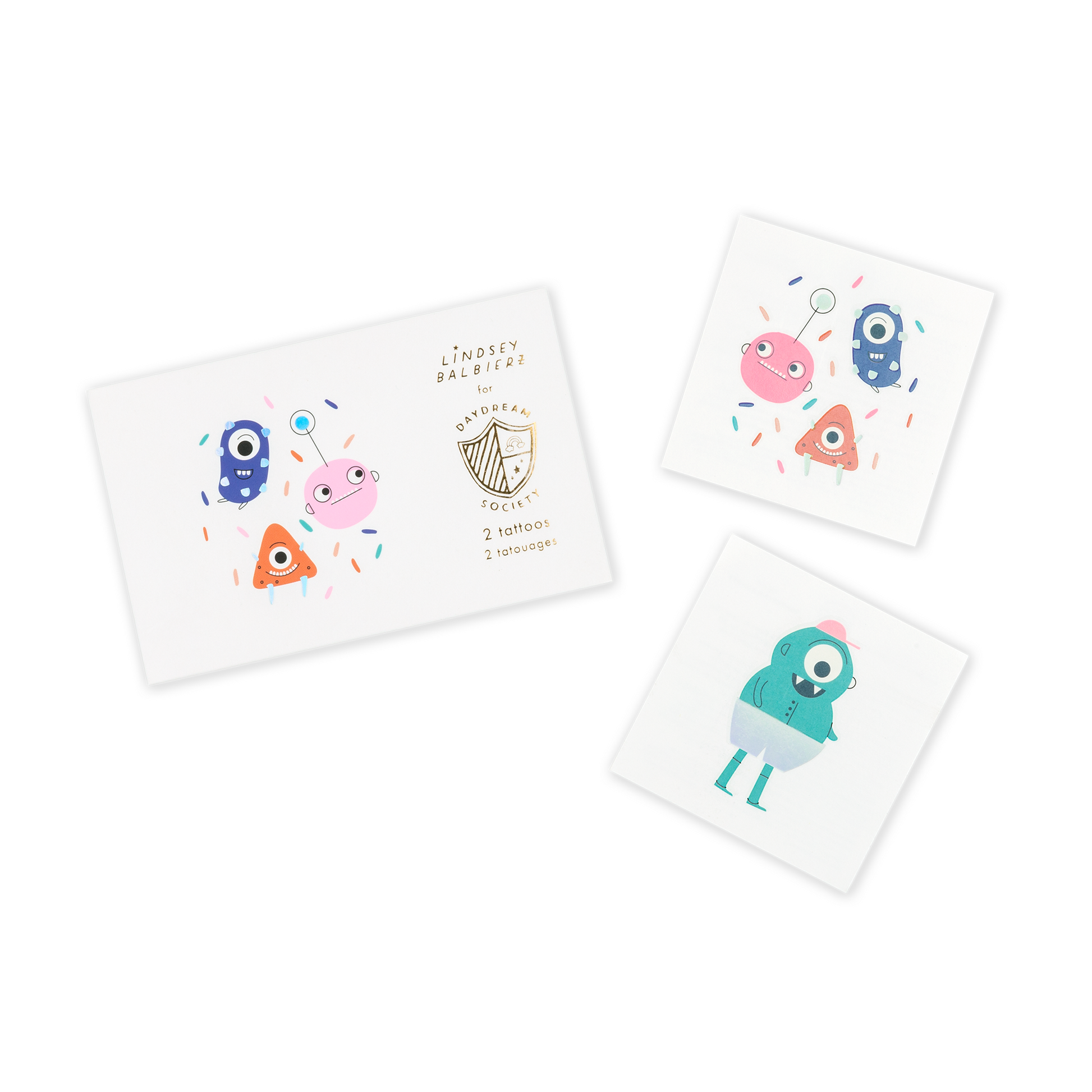 Little Monsters Temporary Tattoos cute gift product