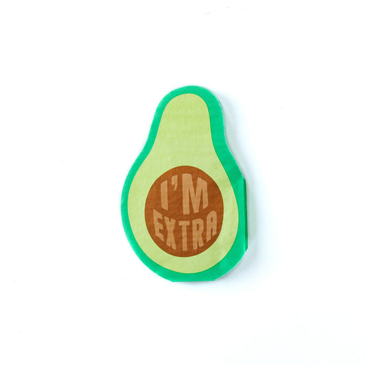 I'm Extra Avocado Shaped Napkin cute gift product