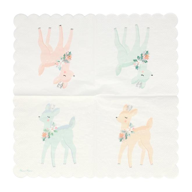 Pastel Deer Napkins cute gift product