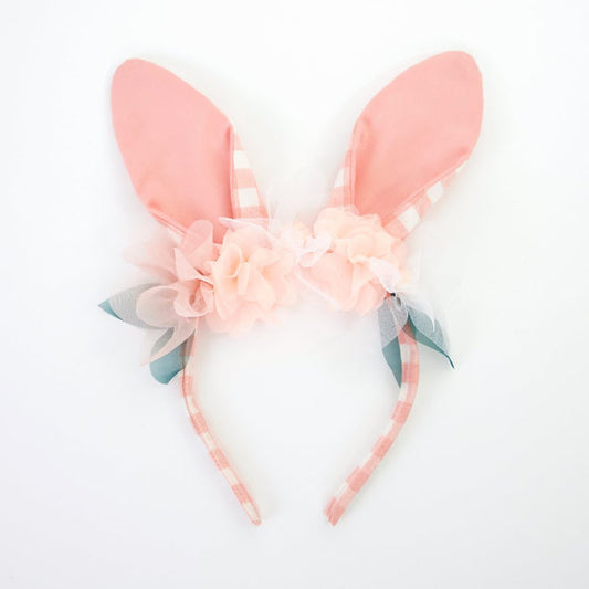 Embellished Gingham Bunny Headband cute gift product