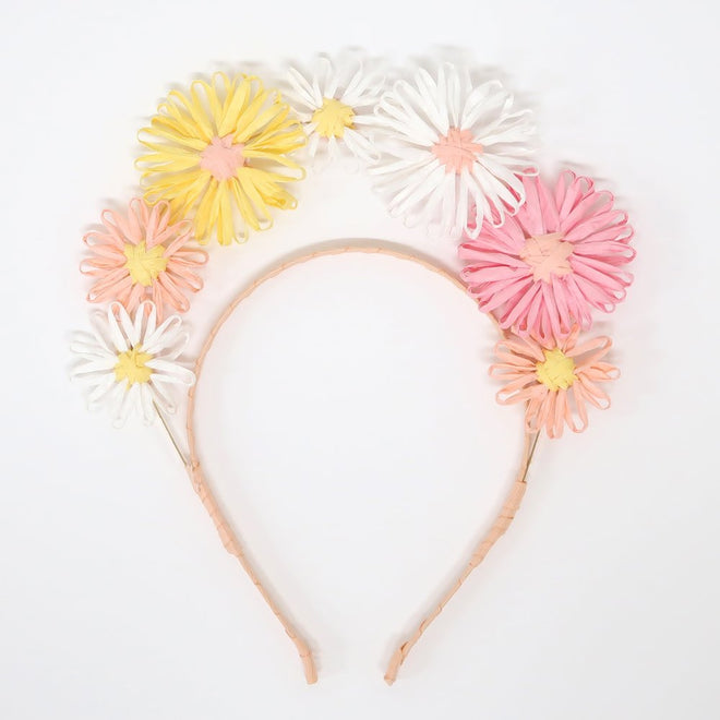 Raffia Flower Headband cute gift product