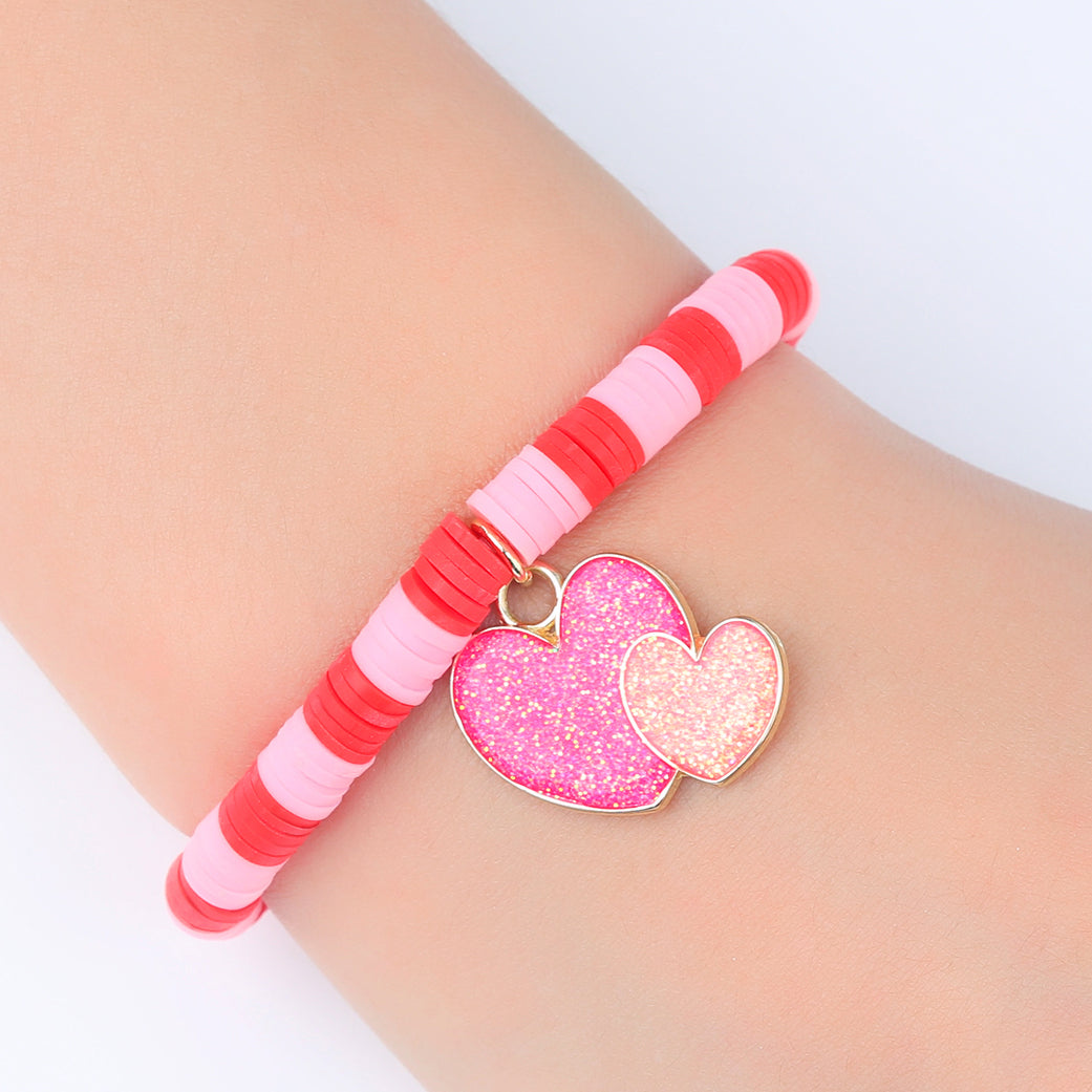Glitter Heart 2 Heart Bracelet cute gift product