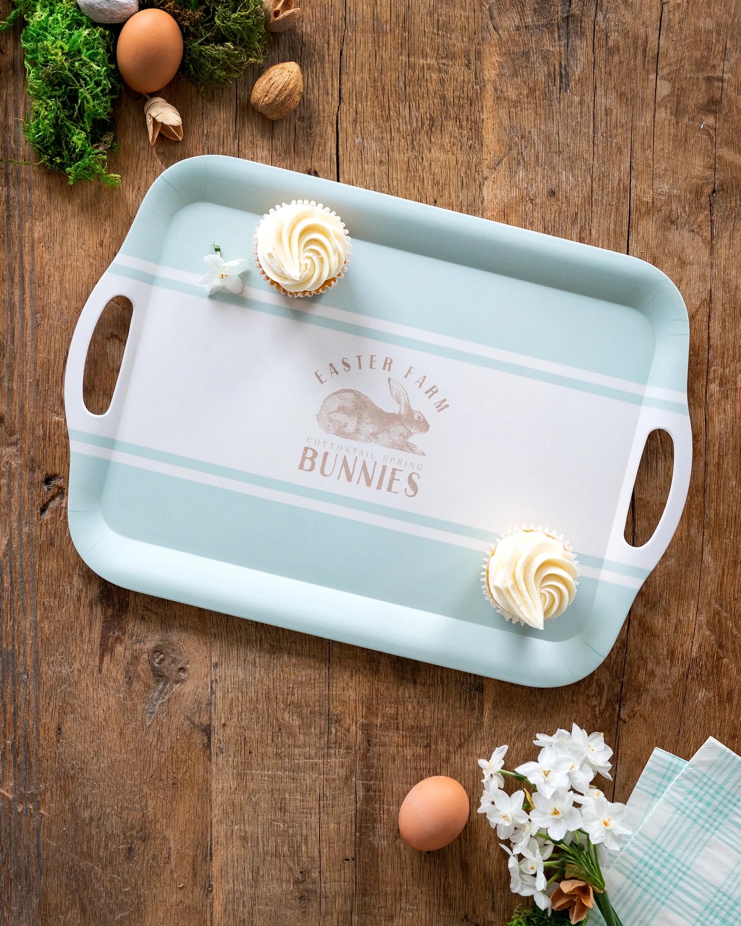 Happy Easter Reusable Bamboo Tray cute gift product