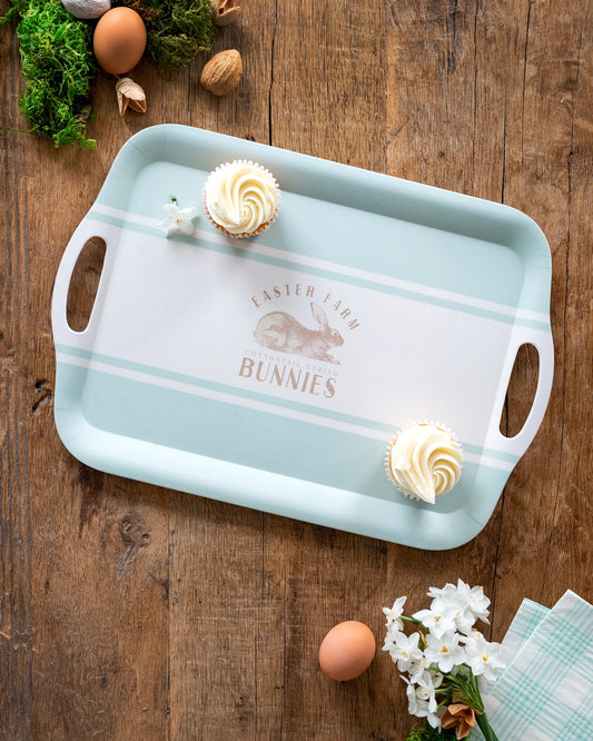 Happy Easter Reusable Bamboo Tray cute gift product